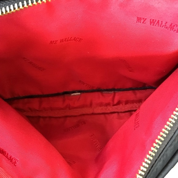 MZ Wallace Black Gramercy Satchel Crossbody Handbag - Picture 10 of 12